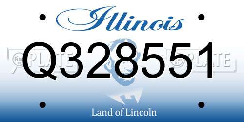 Q328551 Illinois License Plate