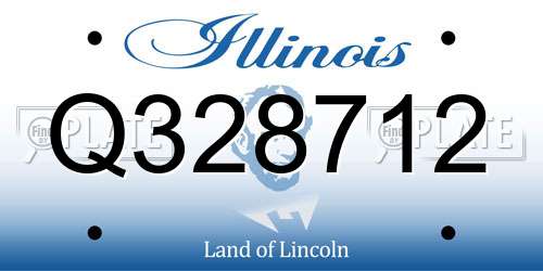 Q328712 Illinois License Plate