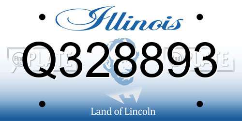 Q328893 Illinois License Plate