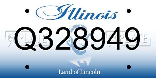 Q328949 Illinois License Plate