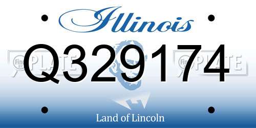Q329174 Illinois License Plate