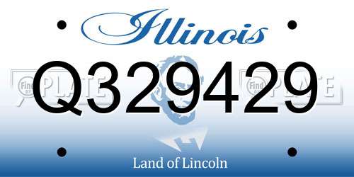 Q329429 Illinois License Plate