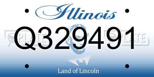 Q329491 Illinois License Plate