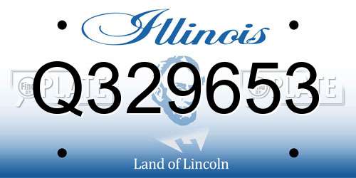 Q329653 Illinois License Plate