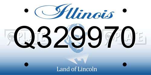 Q329970 Illinois License Plate