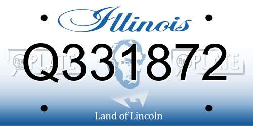 Q331872 Illinois License Plate