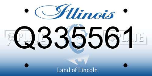 Q335561 Illinois License Plate
