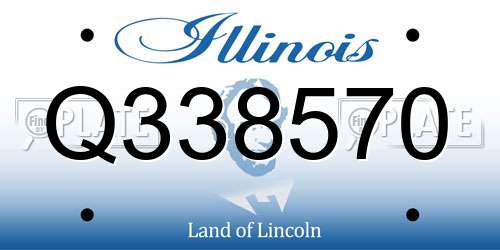 Q338570 Illinois License Plate