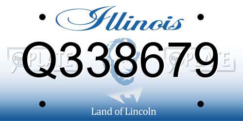 Q338679 Illinois License Plate