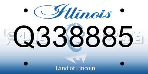 Q338885 Illinois License Plate