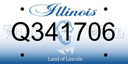 Q341706 Illinois License Plate