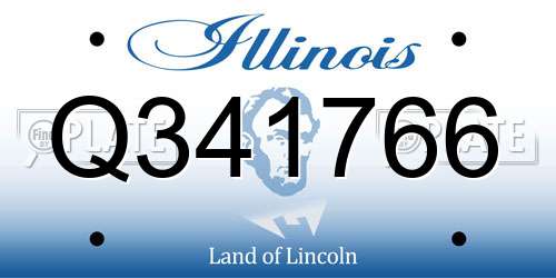 Q341766 Illinois License Plate
