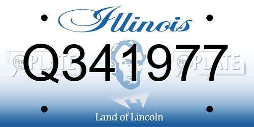 Q341977 Illinois License Plate