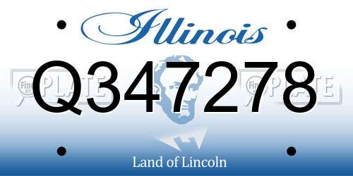 Q347278 Illinois License Plate