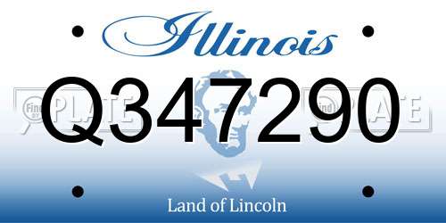Q347290 Illinois License Plate