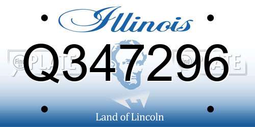 Q347296 Illinois License Plate