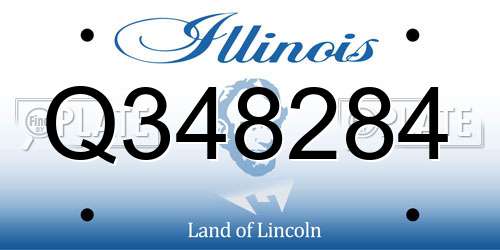 Q348284 Illinois License Plate