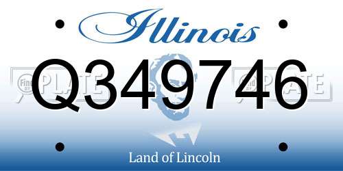Q349746 Illinois License Plate