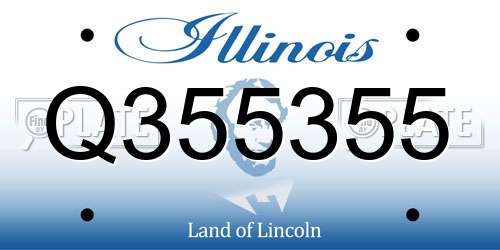 Q355355 Illinois License Plate