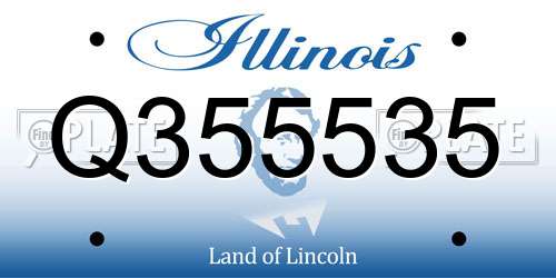 Q355535 Illinois License Plate