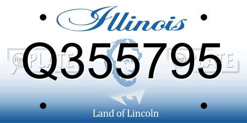 Q355795 Illinois License Plate