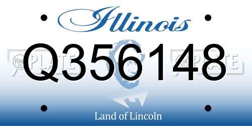 Q356148 Illinois License Plate