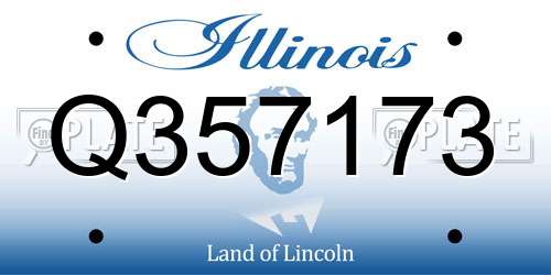 Q357173 Illinois License Plate