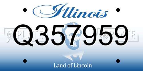 Q357959 Illinois License Plate