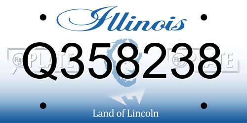 Q358238 Illinois License Plate