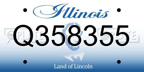 Q358355 Illinois License Plate