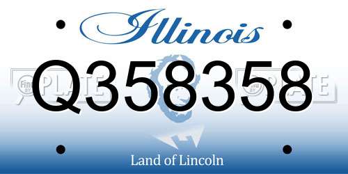 Q358358 Illinois License Plate