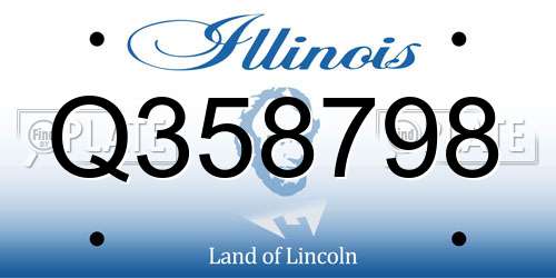 Q358798 Illinois License Plate