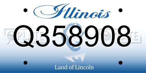 Q358908 Illinois License Plate