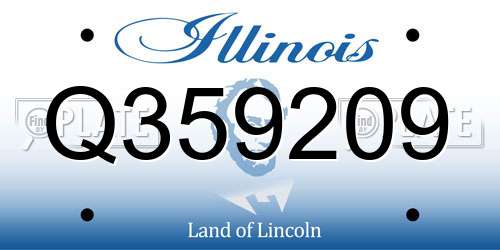 Q359209 Illinois License Plate