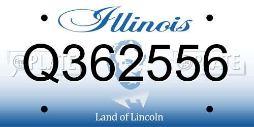 Q362556 Illinois License Plate