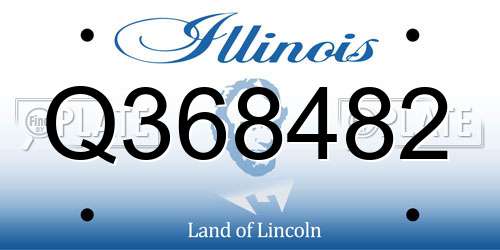 Q368482 Illinois License Plate