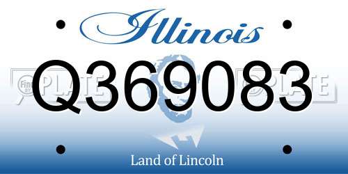 Q369083 Illinois License Plate