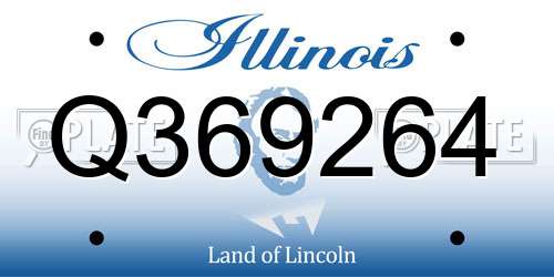 Q369264 Illinois License Plate