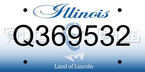 Q369532 Illinois License Plate