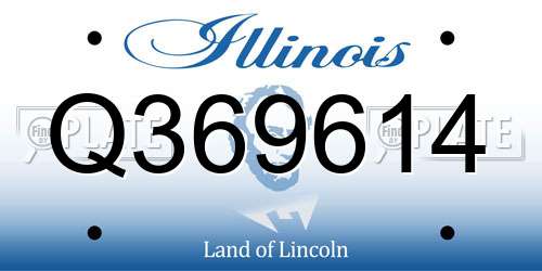 Q369614 Illinois License Plate