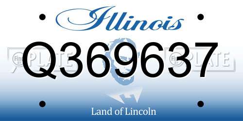 Q369637 Illinois License Plate