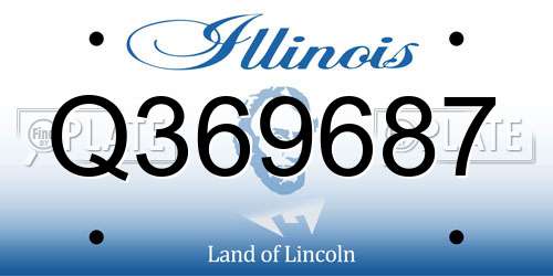 Q369687 Illinois License Plate