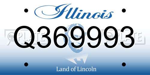 Q369993 Illinois License Plate