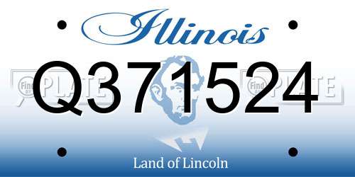 Q371524 Illinois License Plate
