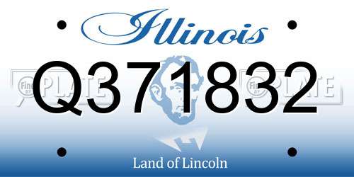 Q371832 Illinois License Plate