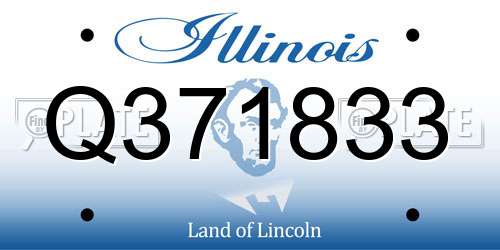 Q371833 Illinois License Plate