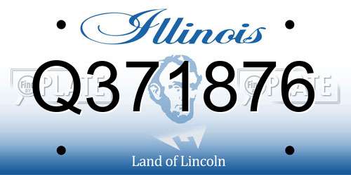 Q371876 Illinois License Plate
