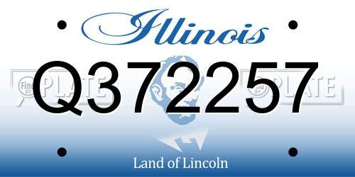 Q372257 Illinois License Plate
