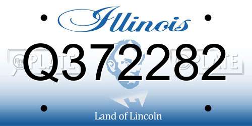 Q372282 Illinois License Plate
