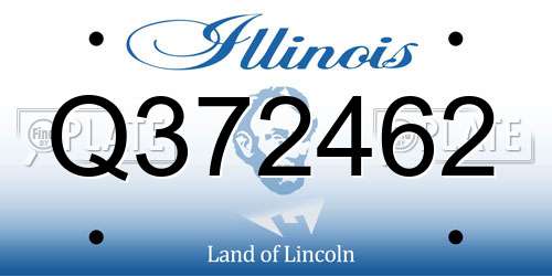 Q372462 Illinois License Plate
